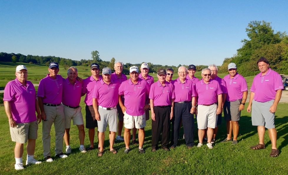 2016 Ryder Cup Matches–1st Annual–16 guys having fun —Matches were played over 2 days 45 holes of golf–winners “Team Maue”