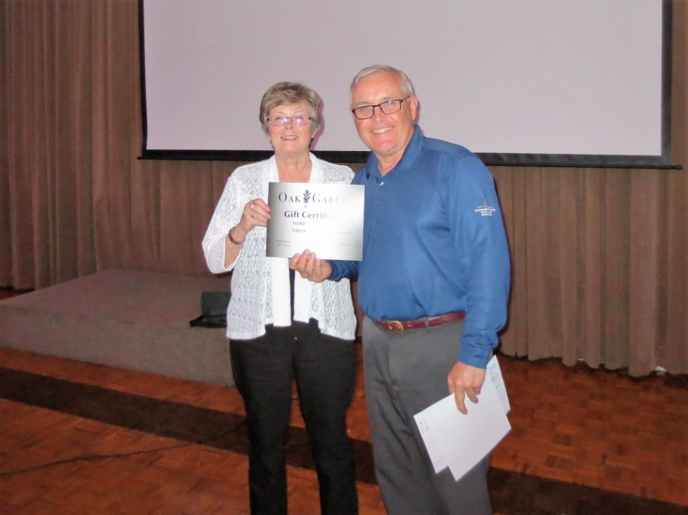 Ladies Club Banquet held Oct 20—winner Barb Brown of the League match Play—Luba Radke inviting women to the Ladies Night held Monday night and the the winning team of the League for 2016